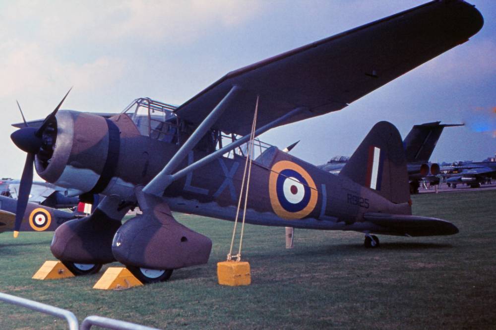 Lysander R9125 similar to those flown by 2 Sqn     Abingdon 15 June 1968