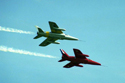 Folland Gnat pair at Cranfield Classic Jets Air Show 1998