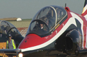 Hawk pilot at Duxford Spring Air Show 2010