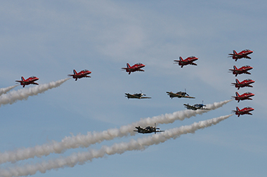 The Eagle Squadron at Duxford Spring Air Show 2013