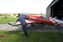 Extra Flugzeugbau EA-300SC SC008 G-IIHI being taken out of the hangar at Little Gransden Press Day 2009