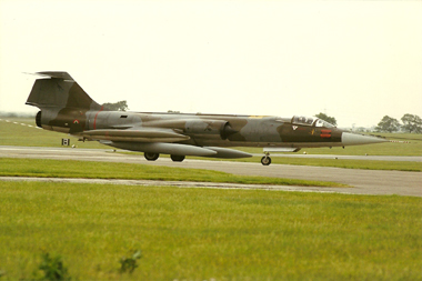 Lockheed F-104 Starfighter at RAF Waddington Air Show 1997