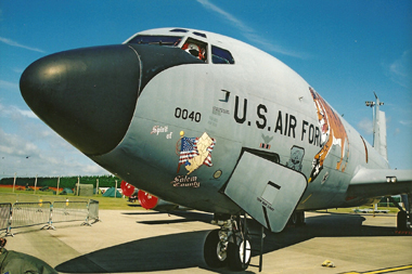 Boeing KC-135 Stratotanker - Spirit of Salem County at RAF Waddington Air Show 2001