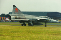 Saab 37 Viggen (Thunderbolt) at RAF Waddington Air Show 2002