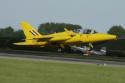 Folland Gnat T Mk1 XR991/G-MOUR at RAF Waddington Air Show 2008