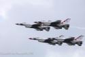 The Thunderbirds Display Team at RAF Waddington Air Show 2011