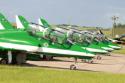 Saudi Hawks - Royal Saudi Air Force Aerobatic Display Team at RAF Waddington Air Show 2012