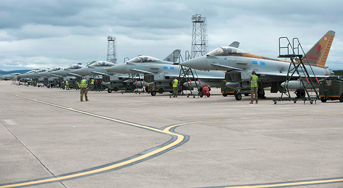 No. 6 Squadron moved to its new base at RAF Lossiemouth in Scotland. No. 6 Squadron will be followed by No.1(F) squadron in September