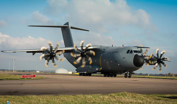 First UK A400M Atlas delivered to the RAF
