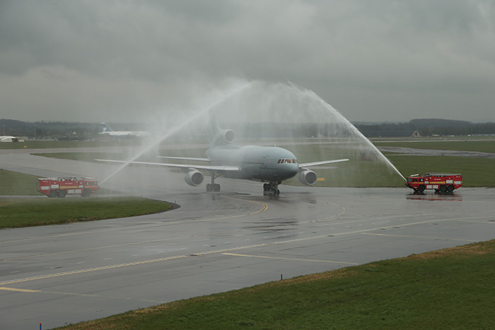 216 Squadron based at RAF Brize Norton in Oxfordshire said farewell to its TriStar aircraft