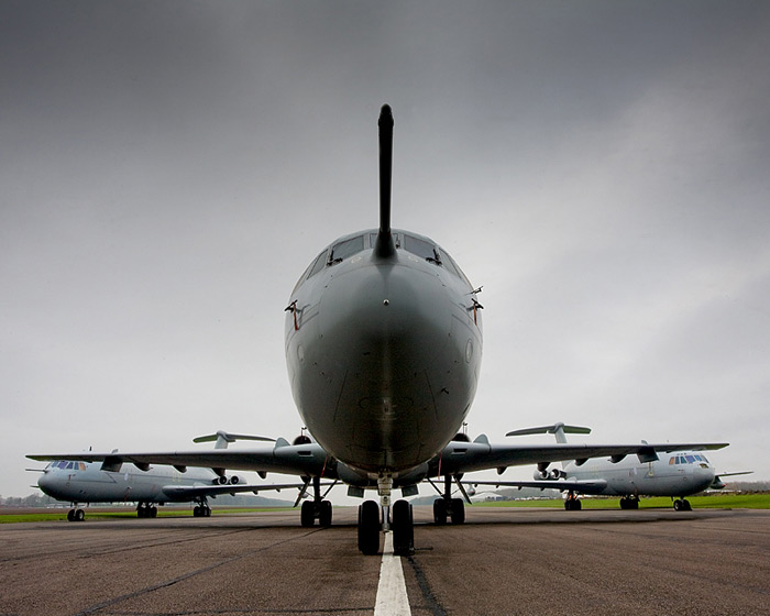 VC10 trio at Bruntingthorpe Airfield