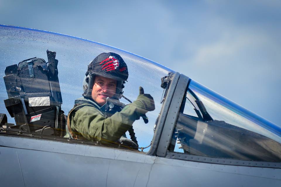 Colonol Robert Novotny Carried Out His Last Flight as the 48th Wing Commander at RAF Lakenheath - 14th July 2016