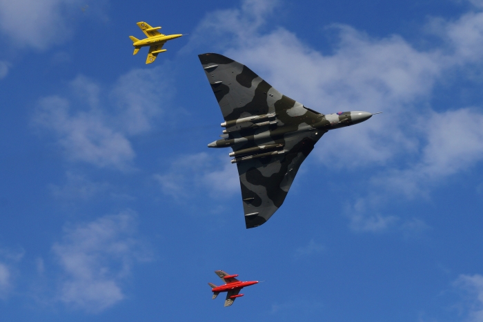 Vulcan XH558 and the Gnat Display Team - 26th September 2015