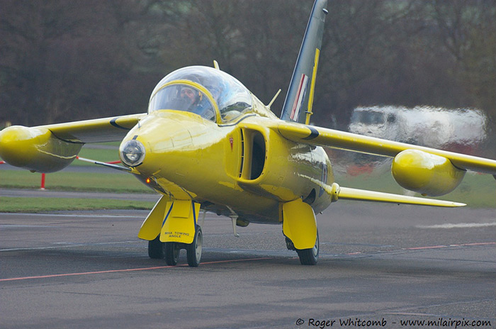 Gnat XR992 ready for flight testing at North Weald