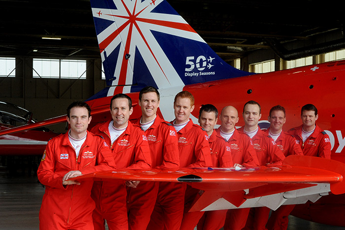 The Red Arrows unveil their 50th anniversary paint scheme - 50 Display Seasons