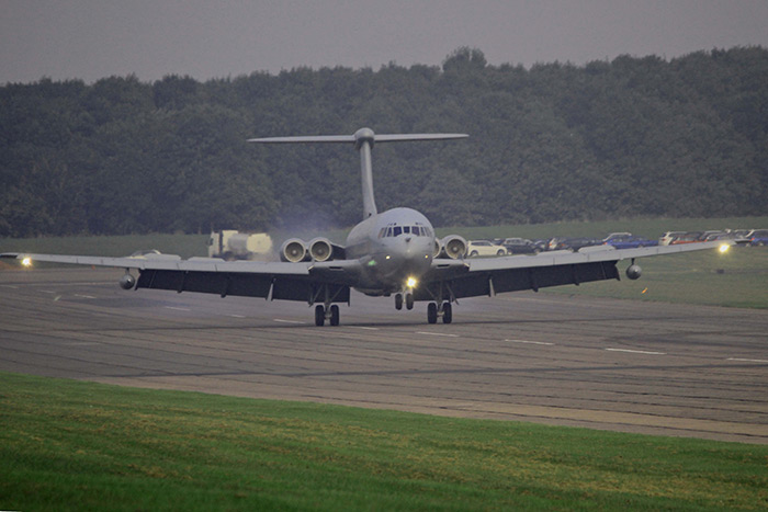 On Wednesday 25th September VC10 ZA147 was delivered to Bruntingthorpe Airfield