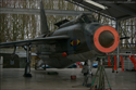English Electric Lightning in Q-Shed at the Bruntingthorpe Twilight Run 2009