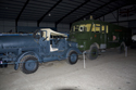 Old military vehicles in the East Kirkby museum