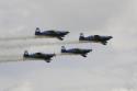 The Blades Aerobatic Display Team at Royal Air Force Waddington Air Show 2008