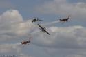 The Blades Aerobatic Display Team at Royal Air Force Cosford Air Show 2009
