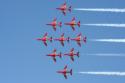 The Red Arrows at Fairford Royal International Air Tattoo 2009