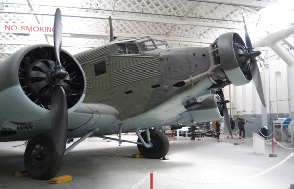 Lufthansa Junkers Ju-52/3m Iron Annie at Duxford Hangar 5 - The Working Museum