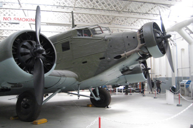 Lufthansa Junkers Ju-52/3m Iron Annie in Duxford Hangar 5 - The Working Museum