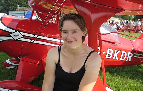 Aerobatic pilot Lauren Richardson