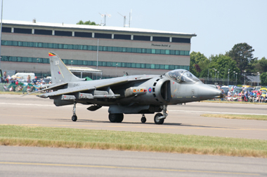 Harrier Jump Jet ZD463 at Royal Air Force Waddington Air Show 2006