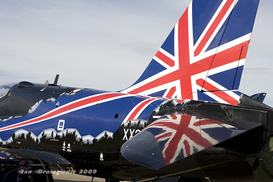 BAE Systems Hawk XX245 at The Duxford Air Show 2009