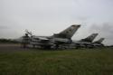 Panavia Tornado static line up at RAF Leeming