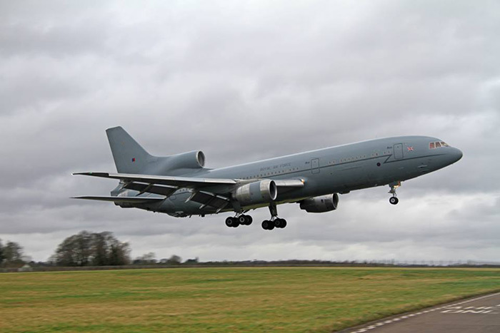 TriStar KC.1 ZD952 (ex G-BFCE) retires to Cotswold Airport (formally Kemble). 3rd February 2014