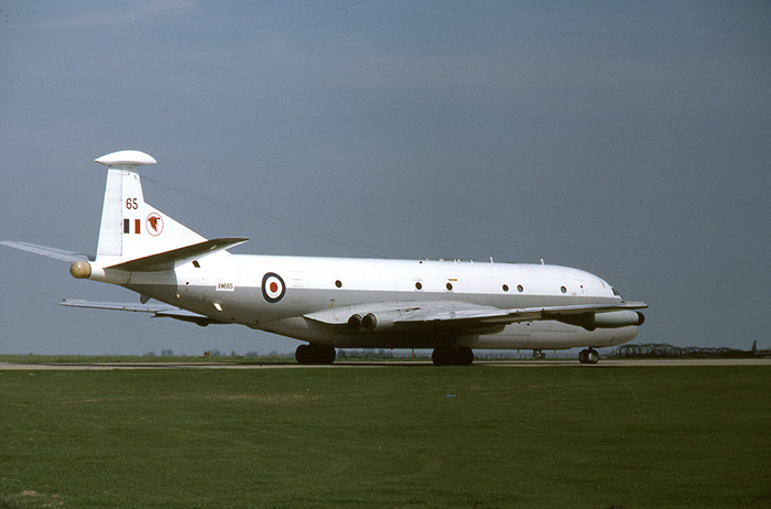 Nimrod R.1 XW665 51 Sqn at RAF Wyton, April 1979. Image courtesy of David Hedge collection