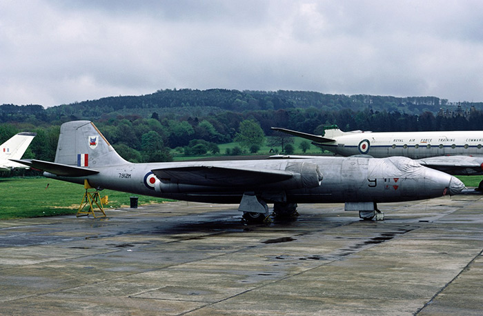 Canberra B2 WK131 7912M RAF 57 Squadron Halton, 7th May 1971. Image courtesy of The Adrian M. Balch Collection