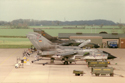 Panavia Tornado line up at RAF Cottesmore