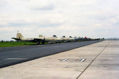 40th anniversary line up at RAF Wyton